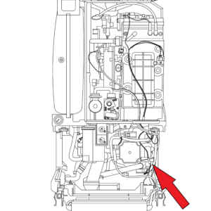 87161068450 - WORCESTER - Greenstar 8000 Life Combi - Greenstar Life GR8300IW 30C NG - Diverter Valve Assembly